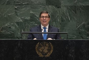 古巴共和国外交部长布鲁诺61罗德里格斯61帕里利亚在联合国大会第